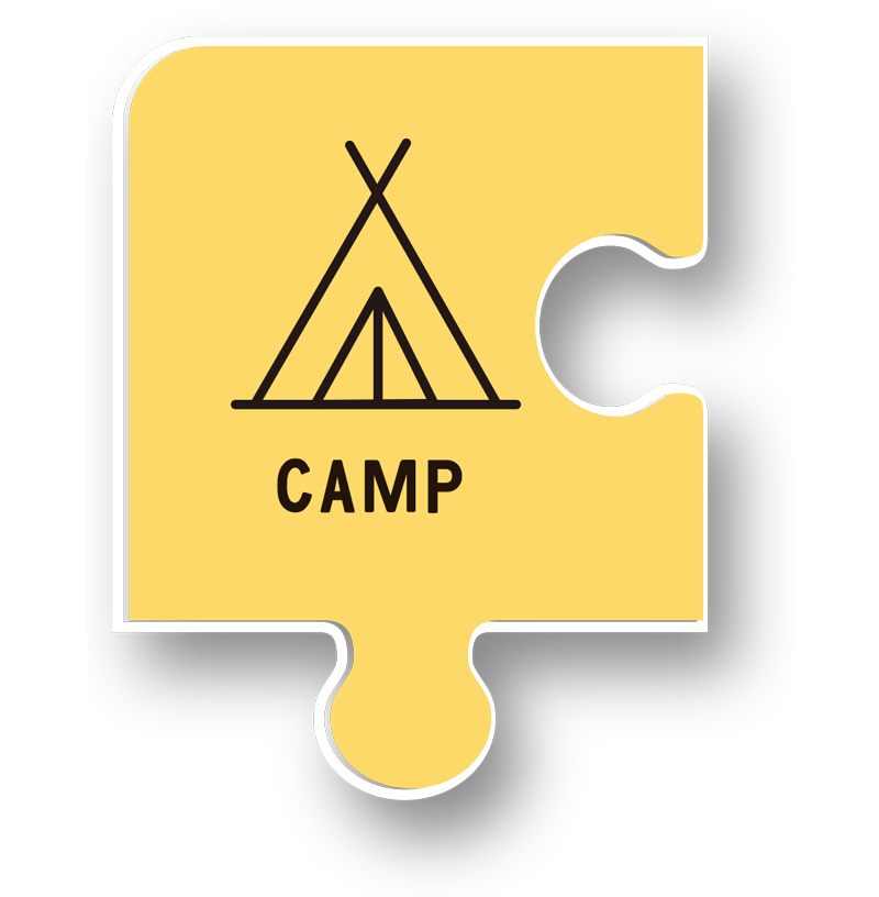 CAMPのピース