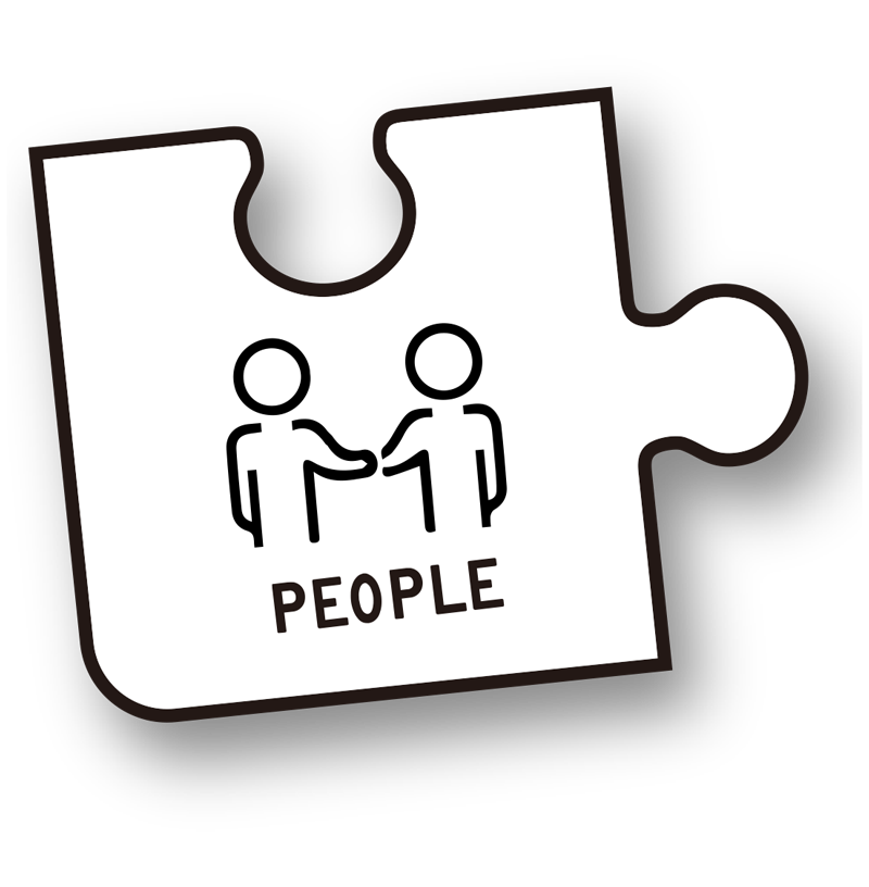 PEOPLEのピース