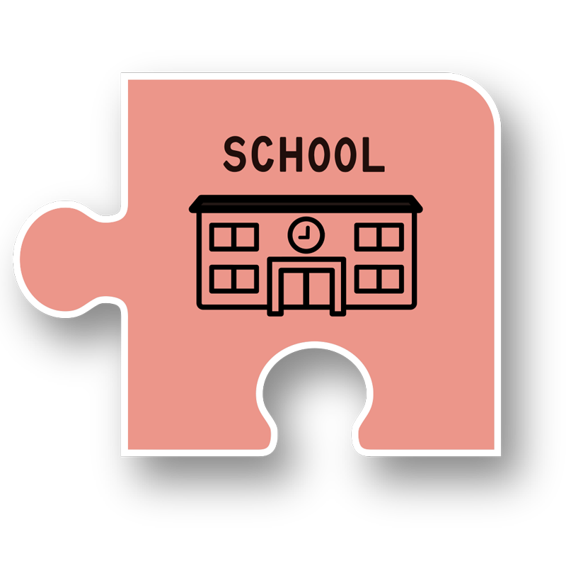 SCHOOLのピース